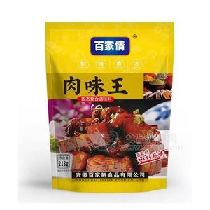 百家情肉味王固態(tài)復(fù)合調(diào)味料廠家招商218g