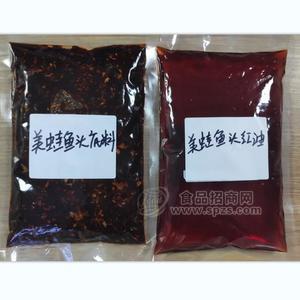 重庆火福美蛙鱼头美蛙底料美蛙红油厂家批发 定制贴牌代工 冷锅鱼麻辣水煮鱼火锅底料厂