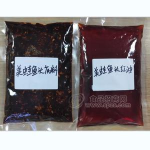 重慶火福美蛙魚(yú)頭美蛙底料美蛙紅油廠家批發(fā) 定制貼牌代工 冷鍋魚(yú)麻辣水煮魚(yú)火鍋底料廠