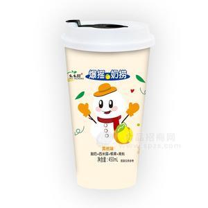 幺幺旺黃桃味爆搖奶撈果味飲料招商風(fēng)味飲料450ml