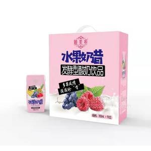 姬美希水果奶昔發(fā)酵型酸奶飲品招商200mlX12盒