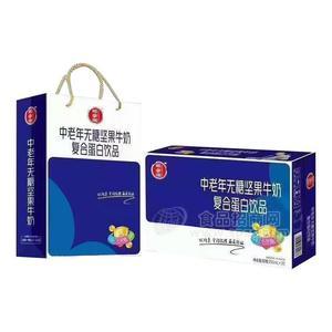 姬掌柜中老年無糖堅(jiān)果牛奶復(fù)合蛋白飲品招商250mlX20