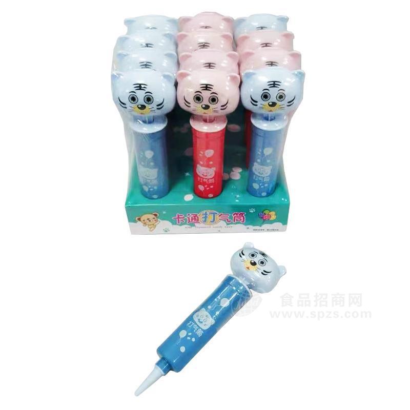 卡通打气筒糖玩儿童玩具休闲零食儿童零食招商