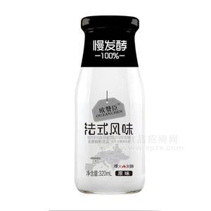 慢發(fā)酵港式風(fēng)味原味發(fā)酵酸奶飲品招商320ml