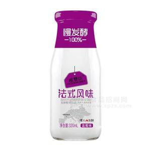 慢發(fā)酵港式風味藍莓味發(fā)酵酸奶飲品招商320ml