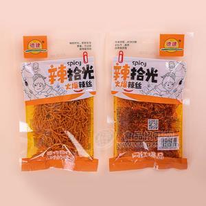 德建辣拾光火爆辣絲休閑零食招商辣條 廠家批發(fā)126g