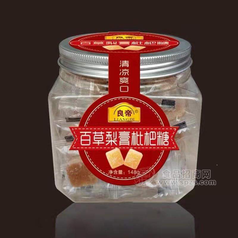 ·良帝百草梨膏枇杷糖 糖类实图厂家直销招商148g 