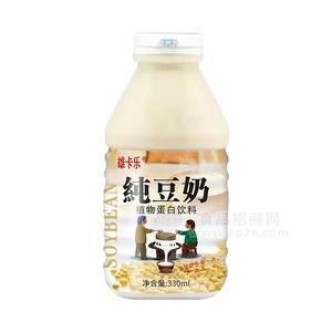 雄卡乐纯豆奶植物蛋白饮料330ml