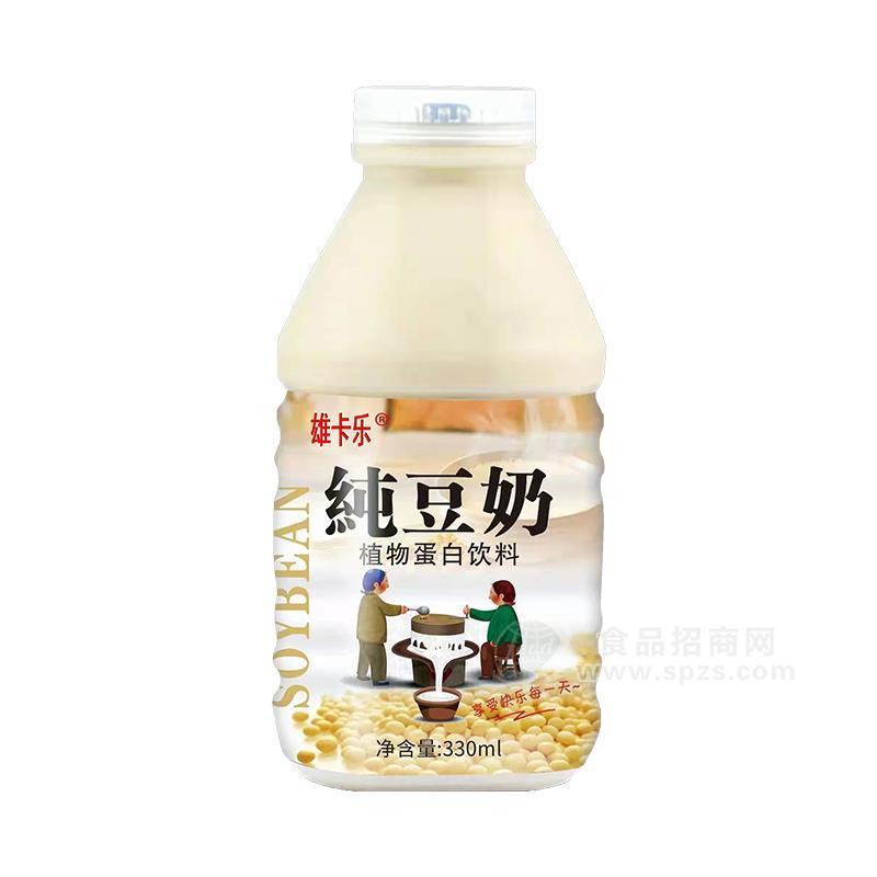 雄卡樂(lè)純豆奶植物蛋白飲料330ml