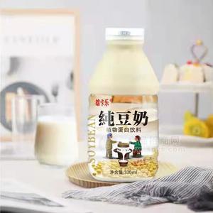 雄卡乐纯豆奶植物蛋白饮料330ml