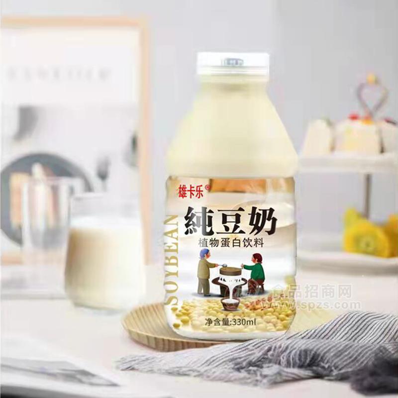 雄卡樂純豆奶植物蛋白飲料330ml