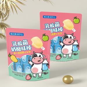 綠之原潤(rùn)于心乳酸菌奶酪味棒 混合口味果汁軟糖休閑食品招商70g