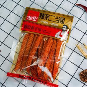 新林爆椒素羊排辣條網(wǎng)紅小零食休閑食品招商122g