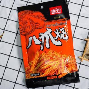 新林烤牛肉味八爪燒辣條辦公室零食休閑食品招商32g