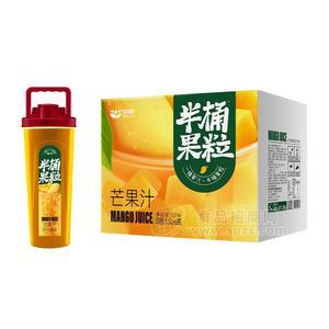 昊雨半桶果粒芒果汁果汁饮料大瓶装招商1.5L×6瓶