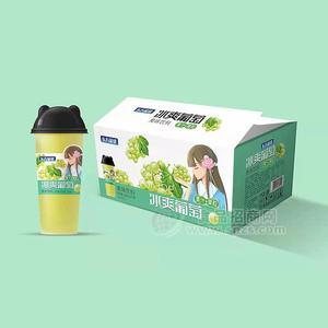 东方量健果味饮料冰爽葡萄果粒果汁饮料620mlx15瓶