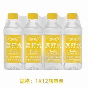 岘泉无汽无蔗糖柠檬味苏打水瓶装招商350ml×12瓶