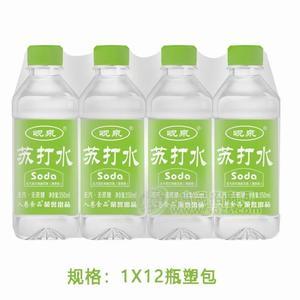 岘泉无汽无蔗糖薄荷味苏打水瓶装招商350ml×12瓶