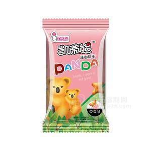 銘吃點凱蒂熊注心餅干草莓味休閑食品招商網紅爆款小熊注心餅干
