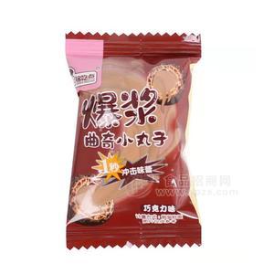 銘吃點(diǎn)爆漿曲奇小丸子巧克力味休閑食品招商 