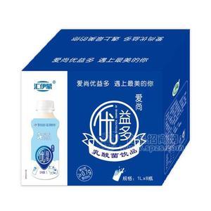 汇伊蒙乳酸菌饮品乳饮料1LX8瓶