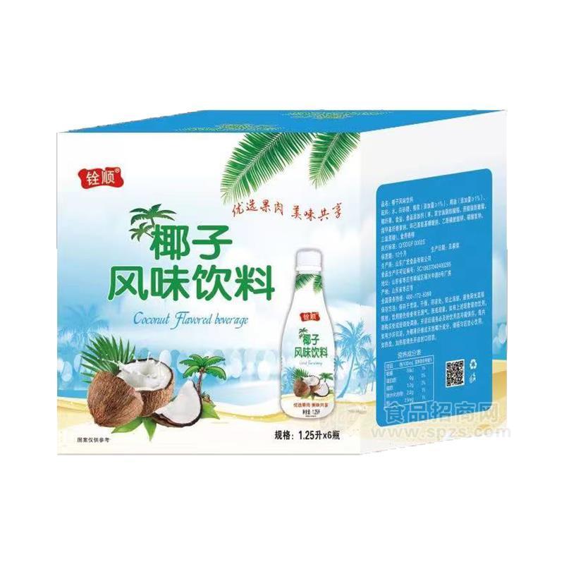 铨顺椰子汁风味饮料1.25LX6瓶