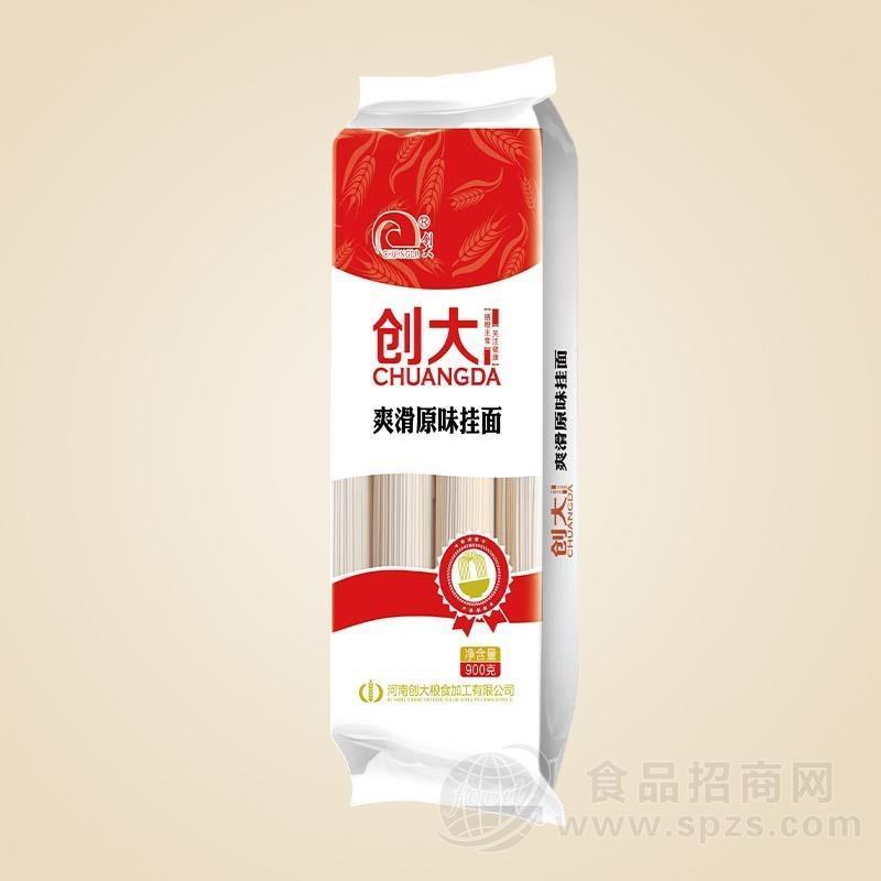 创大爽滑原味挂面招商面条900g