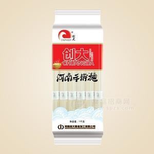 創(chuàng)大河南手搟面風(fēng)味掛面招商面條1kg