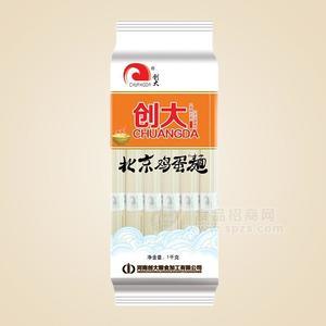 創(chuàng)大河南北京雞蛋面風(fēng)味掛面招商面條1kg