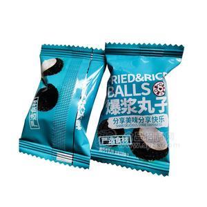 爆漿丸子奧巧牛乳味休閑食品招商社區(qū)團(tuán)購