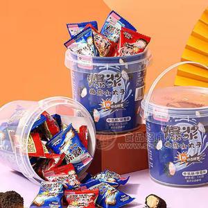 爆漿曲奇小丸子牛乳味、草莓味休閑食品招商
