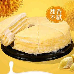 榴莲千层烘焙蛋糕实图招商网红爆款千层蛋糕