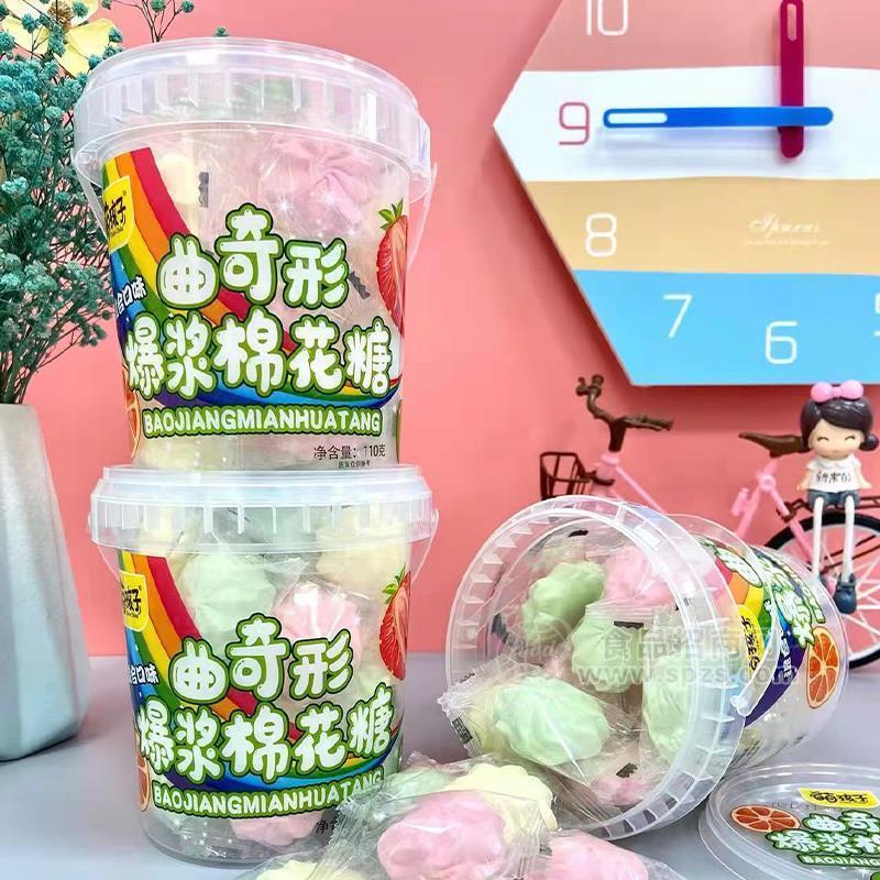 萌孩子曲奇形爆浆棉花糖110g