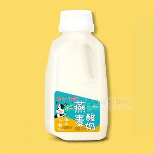 初一燕麦酸奶乳酸菌饮品招商480ml