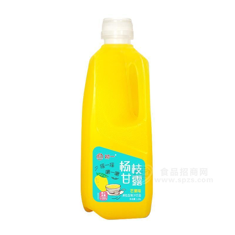 初一楊枝甘露芒果味果粒型果汁飲品招商1.26L