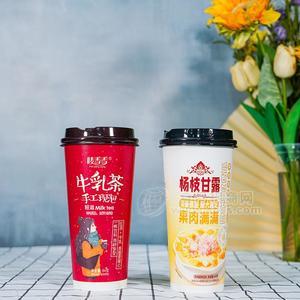 嘜香香牛乳茶奶茶＋楊枝甘露奶茶固體飲料招商