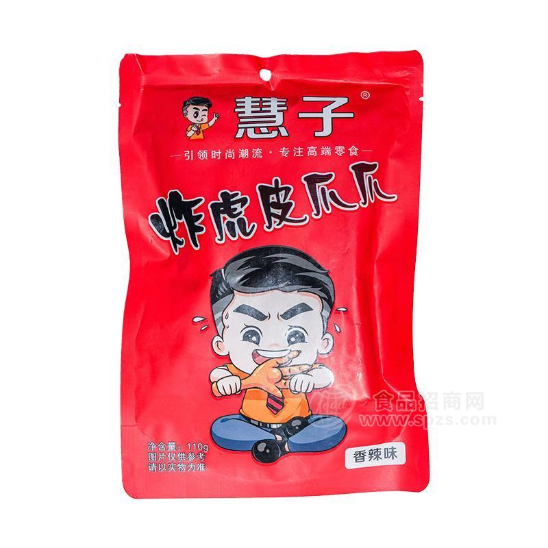 慧子香辣味炸虎皮雞爪休閑食品小零食110g