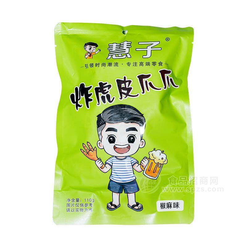 慧子椒麻味炸虎皮雞爪休閑食品小零食110g