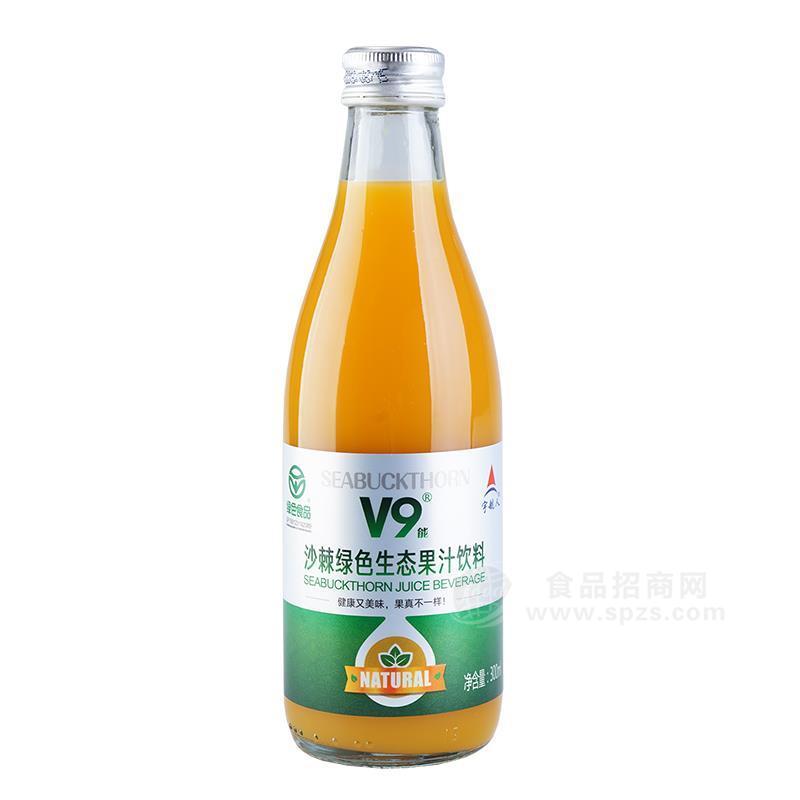 v9能沙棘汁綠色生態(tài)果汁飲料招商300ml