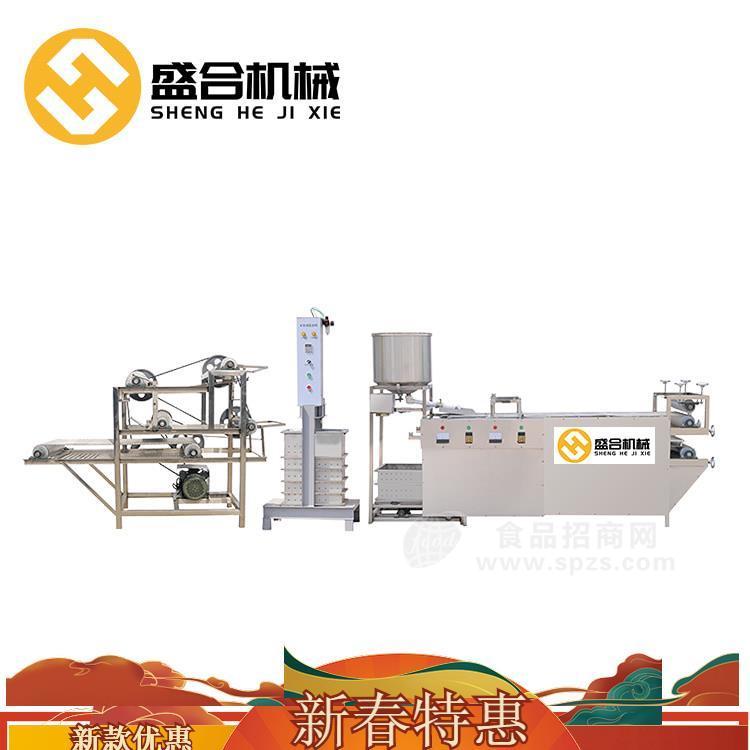 全自動商用豆腐皮機千張廠家培訓技術 自動折疊豆腐皮機長期出售