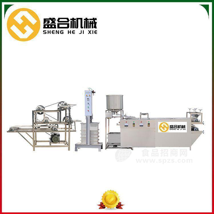 全自動干豆腐的機(jī)器操作簡單  千張皮加工機(jī)安裝培訓(xùn) 自動傳送折疊