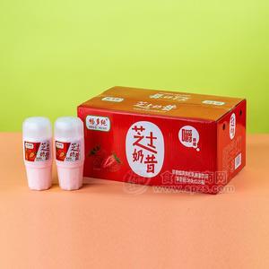 暢多純芝士奶昔草莓椰果果粒乳酸菌飲品乳飲料380mlx15瓶