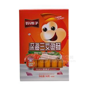 好孩子深海三文魚腸休閑食品招商90g