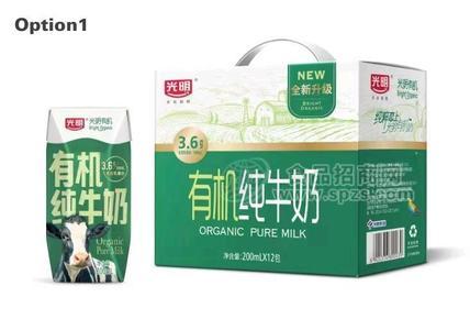 光明有机纯牛奶