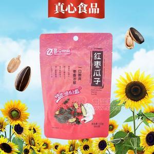 真心食品紅棗瓜子烘炒類休閑食品招商110g