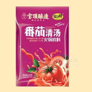 寶之味番茄清湯火鍋底料廠家直銷招商200g