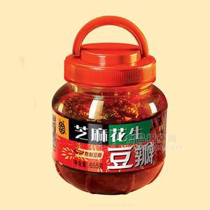 芝麻花生豆瓣调味品调味酱招商655g