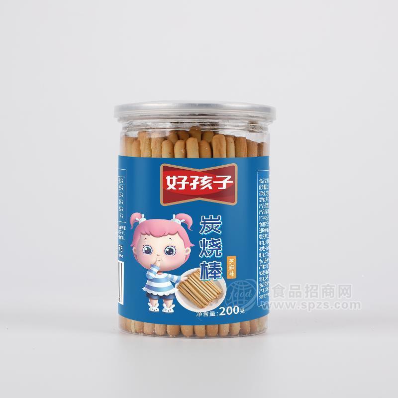 好孩子炭燒棒芝麻味烘焙食品招商200g