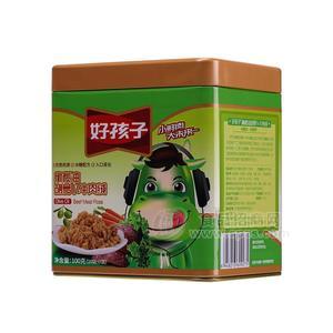 好孩子橄欖油胡蘿卜牛肉絨休閑食品招商100g