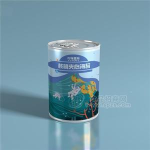 吖咪星际 核桃夹心海苔40g/罐